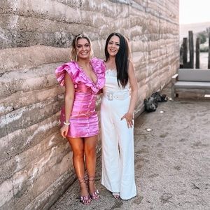 12th Tribe White Jumpsuit